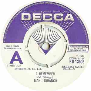 Manu Dibango - I Remember download free